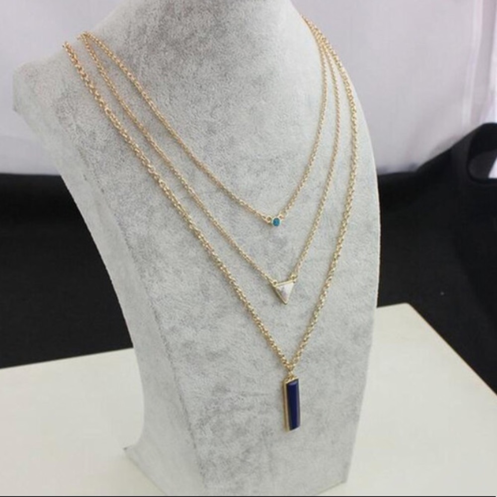 2022 Boho Style fashion crystal multi layered - Picture 2 of 7